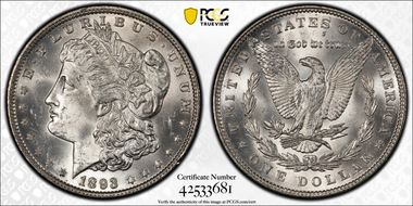 1893 $1 MS63