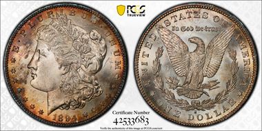 1894-S $1 MS63