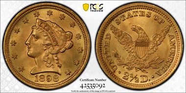 1898 $2.50 MS64