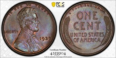 1939 1C MS65BN