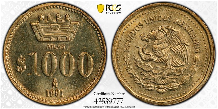 Cert 42539777 - Coin Image