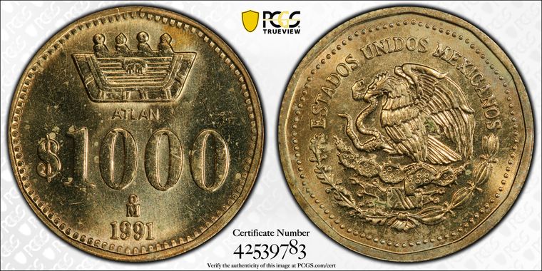 Cert 42539783 - Coin Image