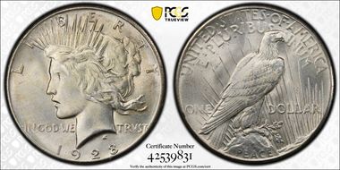 1928 $1 MS65