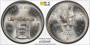 1978-Mo Onza KM-M49b.2 Type 2 MS64