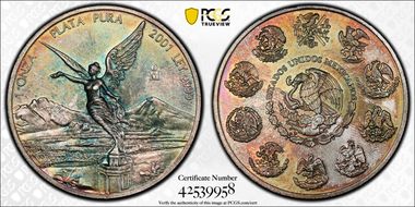 2001-Mo Onza Libertad Ag MS67