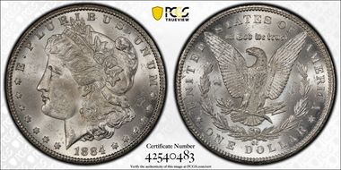 1884-CC $1 MS63