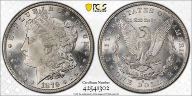 1879-O $1 MS64+ 