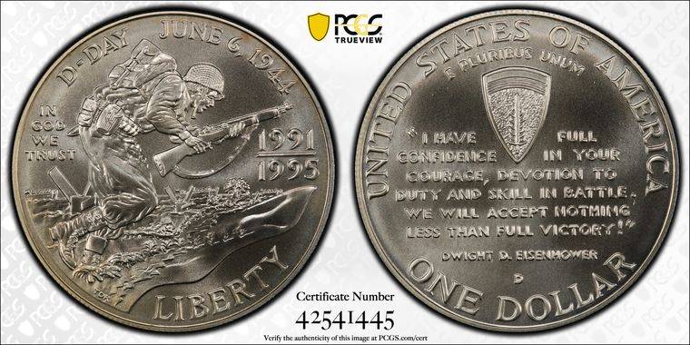 Cert 42541445 - Coin Image