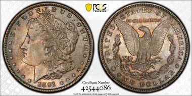 1891 $1 MS64