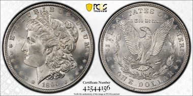 1890 $1 MS65