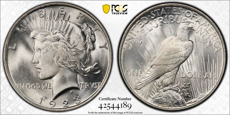 Cert 42544189 - Coin Image