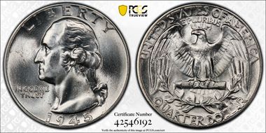 1945 25C DDO FS-101 MS65