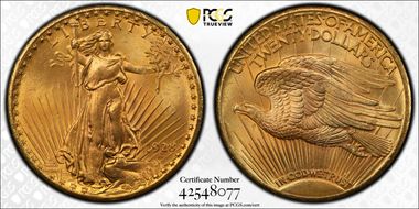 1928 $20 MS66