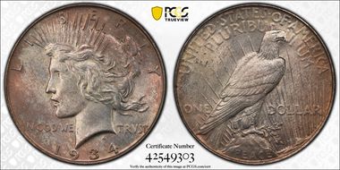 1934 $1 MS63
