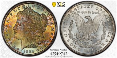 1885-CC $1 MS67+