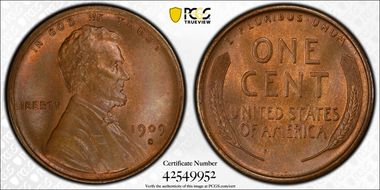 1909-S VDB 1C MS66BN