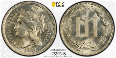 1887 3CN MS67
