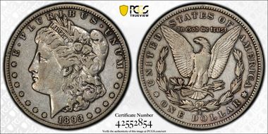 1893-CC $1 VF30