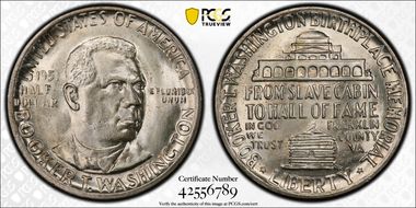 1951 50C Booker T. Washington MS67
