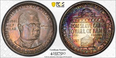 1946-S 50C Booker T. Washington MS65