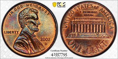 2002-D 1C MS65RB