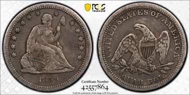 1859 25C VF25