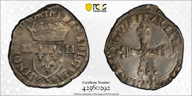 1584-F 1/4 Ecu Dup-1133 Angers N1