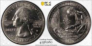 2020-W 25C Marsh-Billings-Rockefeller NP V75 MS66