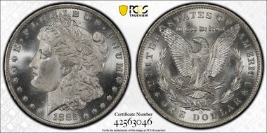 1885-O $1 MS66