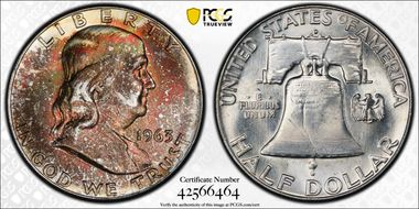 1963-D 50C MS64FBL