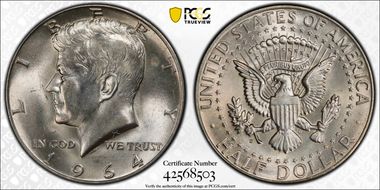 1964-D 50C MS65
