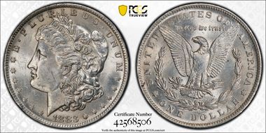 1883-O $1 MS62