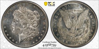 1878-S $1 MS64