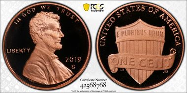 2019-S 1C Shield PR69DCAM