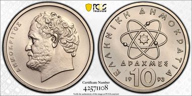 1993 10 Dr Democritus KM-132 MS69