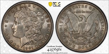 1901 $1 MS61