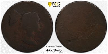 1794 1C Head of 1793 AG3BN