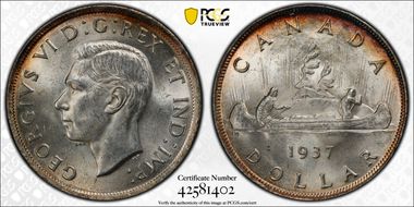 1937 S$1 MS64