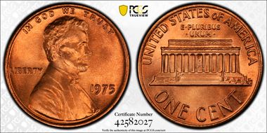 1975 1C MS68RD