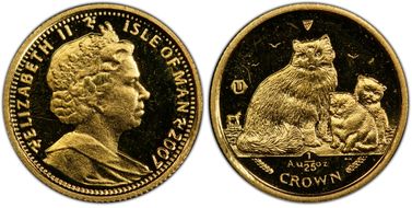 2007 U 1/25 Cr Ragdoll Cat w/ Kittens KM-1343 MS66