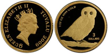 2009 $3 Owl PR69DCAM