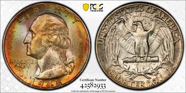 1948 25C MS67+