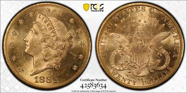 1882-CC $20 MS62