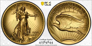2009 $20 Ultra High Relief MS70