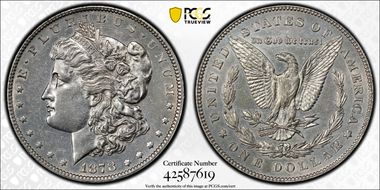 1878 7TF $1 Reverse of 1878 N1