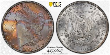 1883 $1 MS66