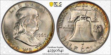 1960-D 50C MS66+ FBL