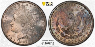 1887-S $1 MS63
