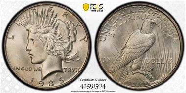 1935 $1 MS67