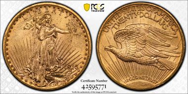 1915 $20 MS64+ 